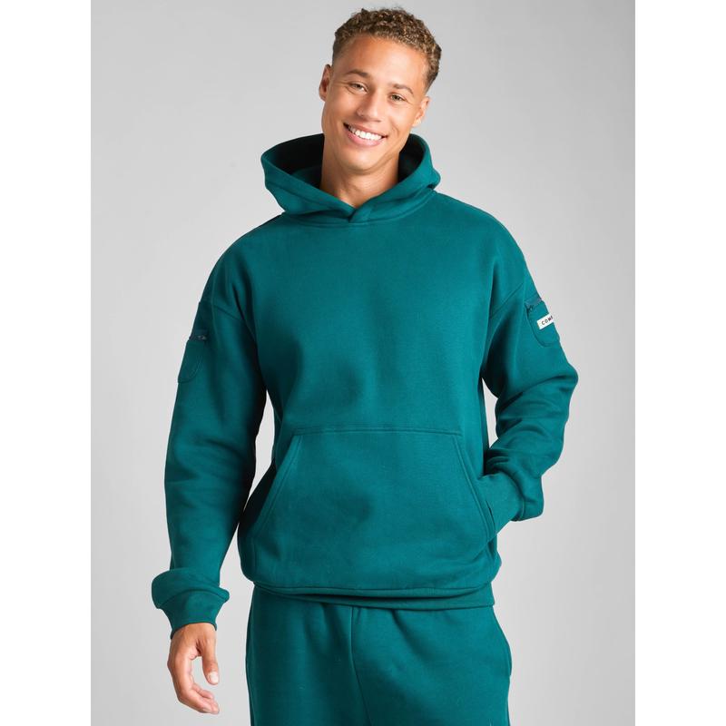 Travel Essentials Hoodie with 5 Secure Zipper Pockets - Premium Cotton Blend