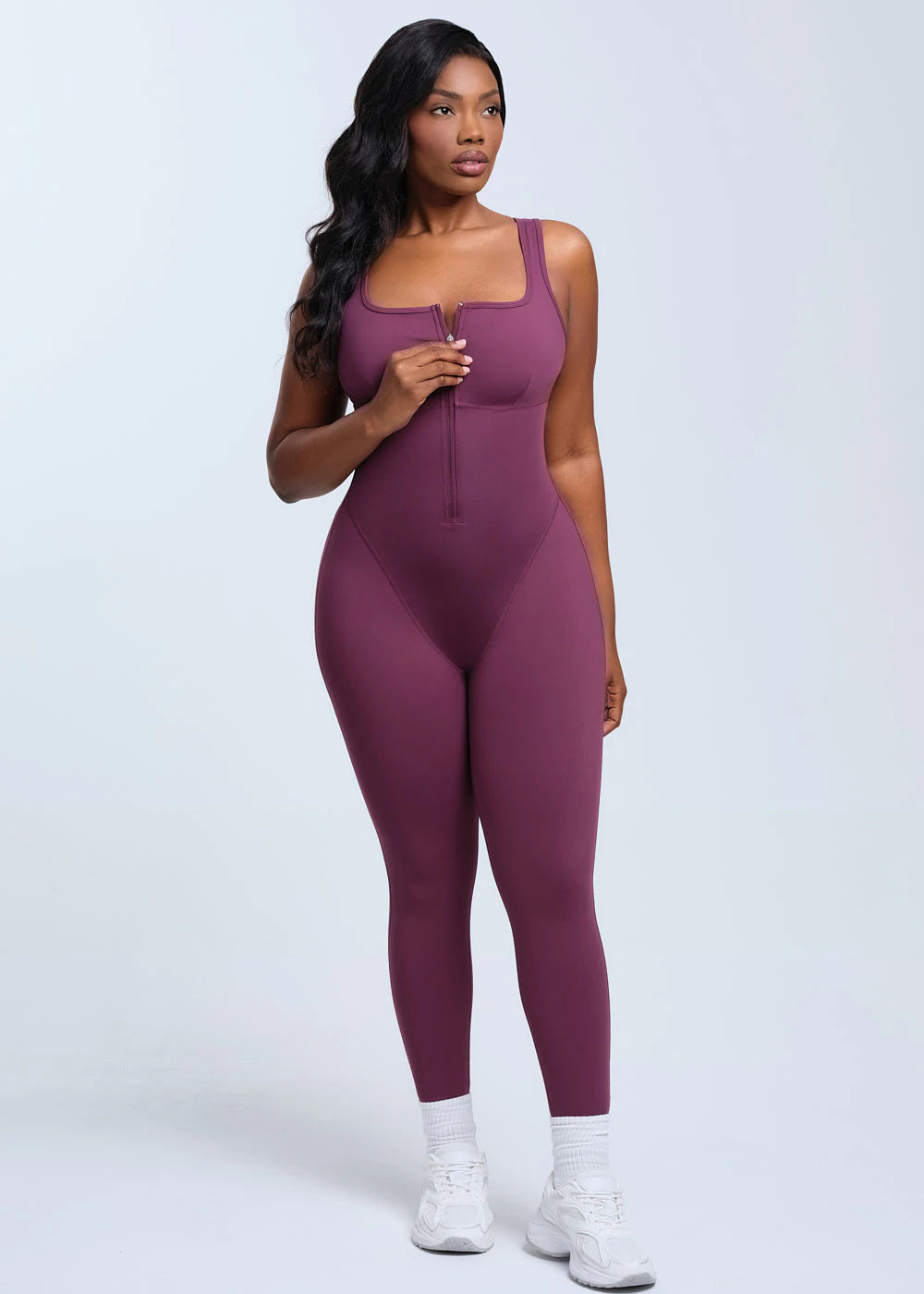 She's Waisted SaunaSculpt Compression Jumpsuit