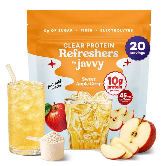 Sweet Apple Crisp Clear Whey Protein Refresher with Electrolytes & Fiber - 20 Servings