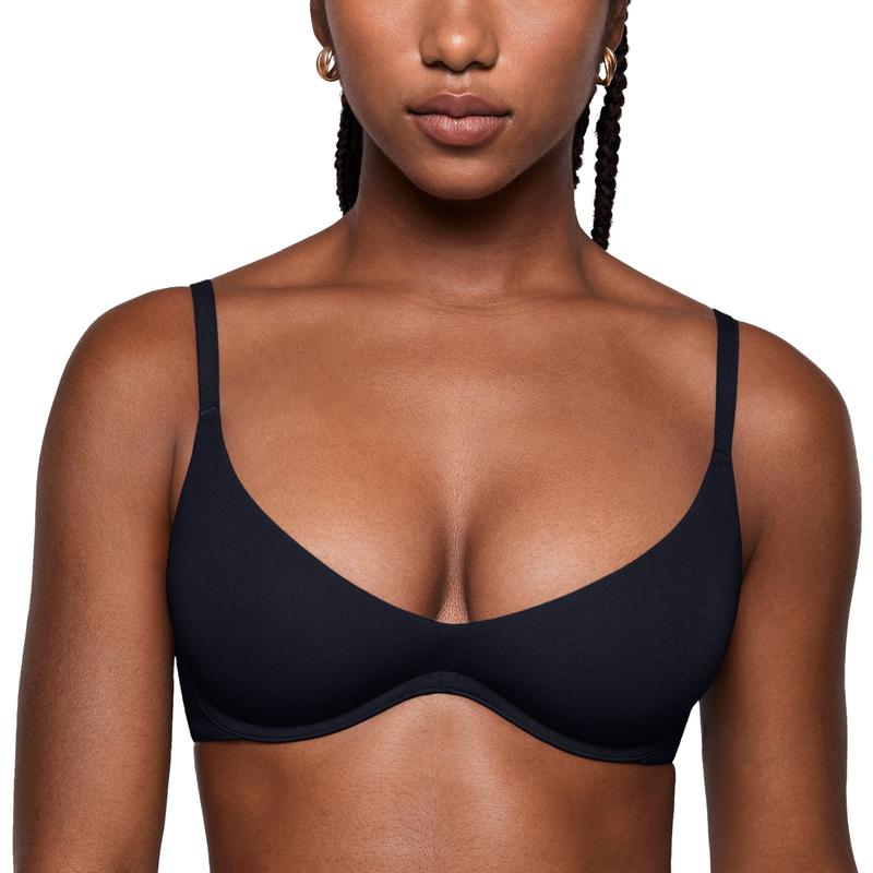 Women's Plunge Unlined Underwire Bra - Sexy Demi Balconette Lingerie