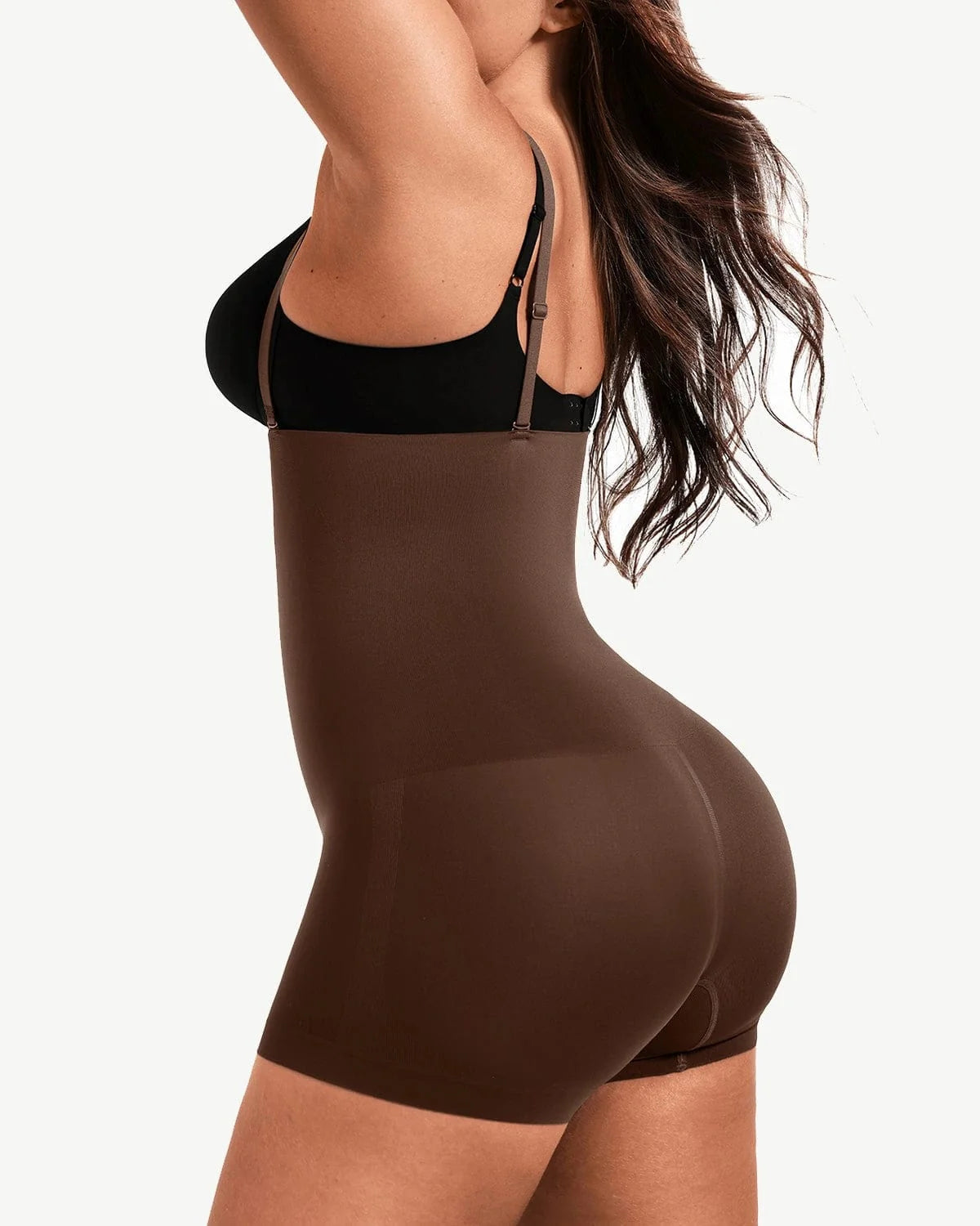 Skin Flow Eco Shaper Boyshort - Hourglass Full Body Mid Thigh Bodysuit for Tummy Control