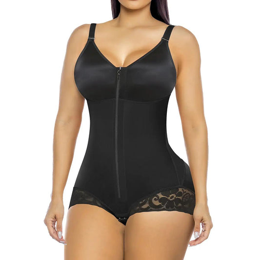 Overbust Colombian-Style Shapewear for Women - High Compression Tummy Control Brief Shaper