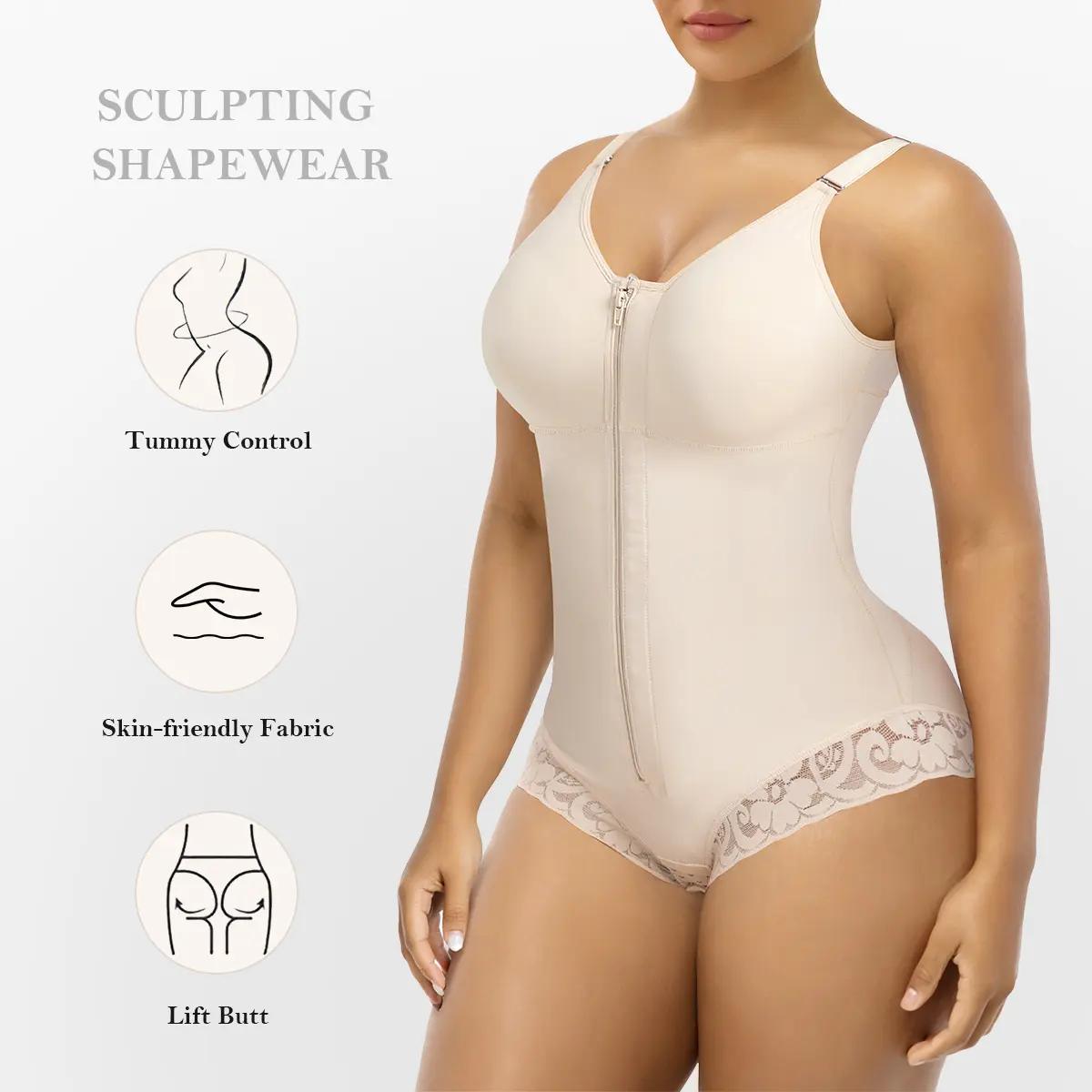Overbust Colombian-Style Shapewear for Women - High Compression Tummy Control Brief Shaper