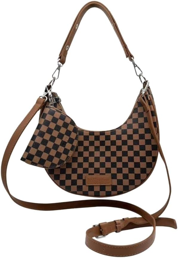 Premium Shoulder Bag with Dual Adjustable Straps and Coin Purse - Model 2910