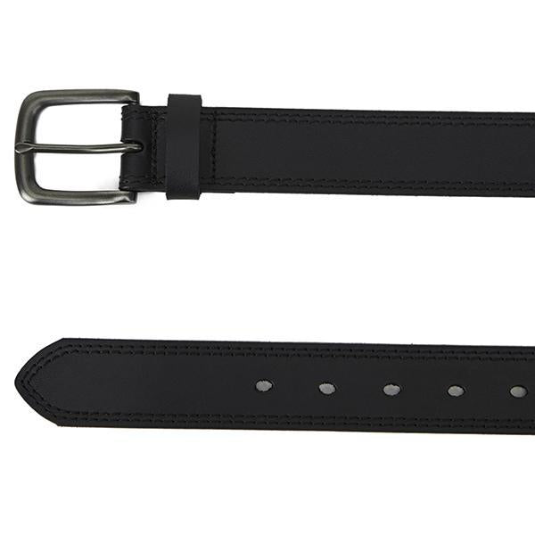 Men's Genuine Leather Fashionable Buckle Belt for Jeans, Versatile Business & Casual Waistband