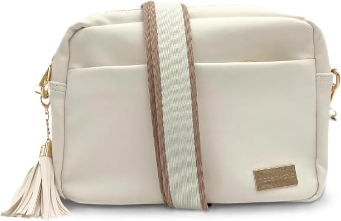 Small Vegan Leather Crossbody Purse for Women with Adjustable Strap and Matching Wallet