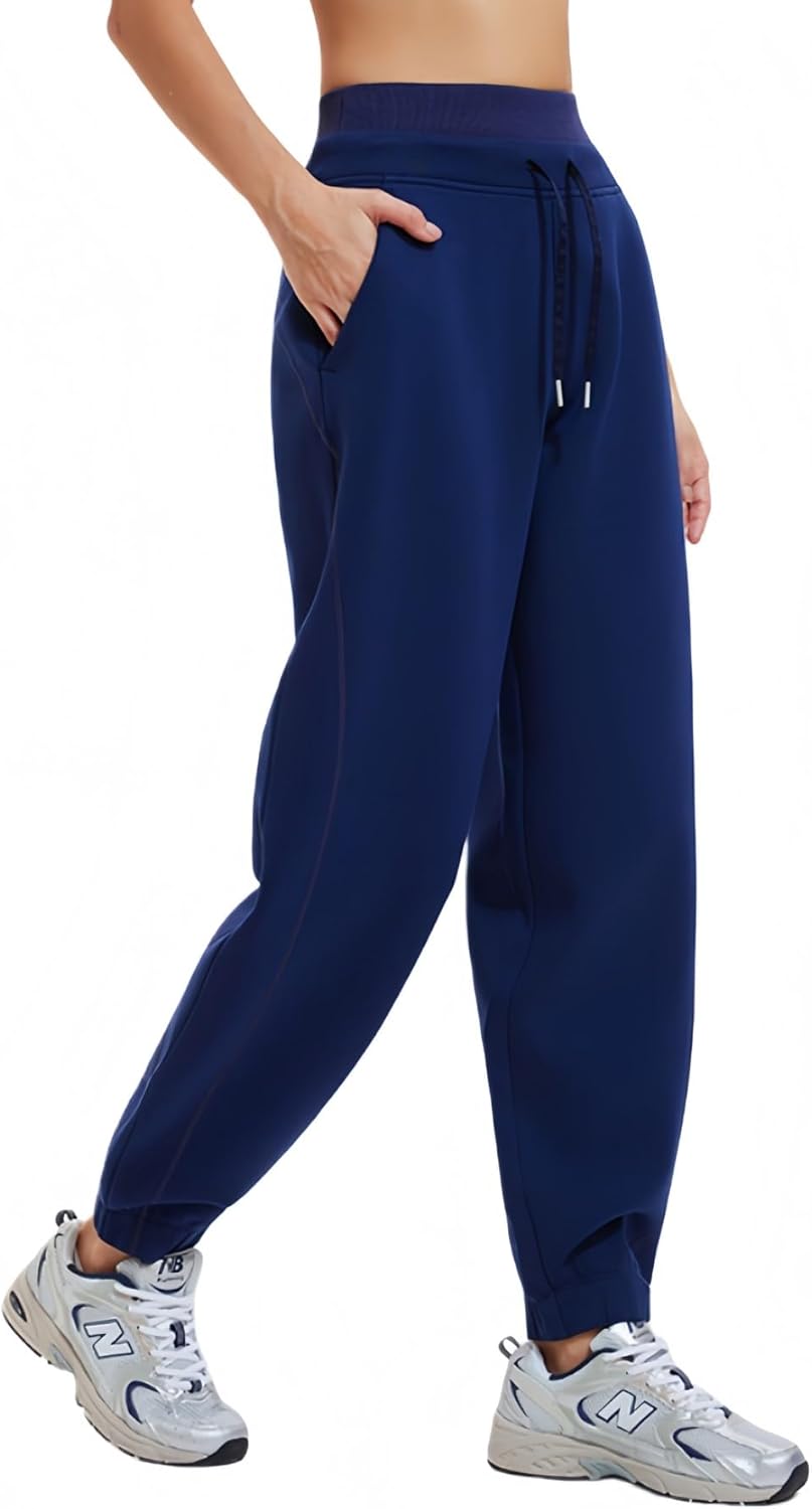AFZ Women Baggy Sweatpants with Pockets Cotton Joggers Ankle Pants for Lounge Running Workout
