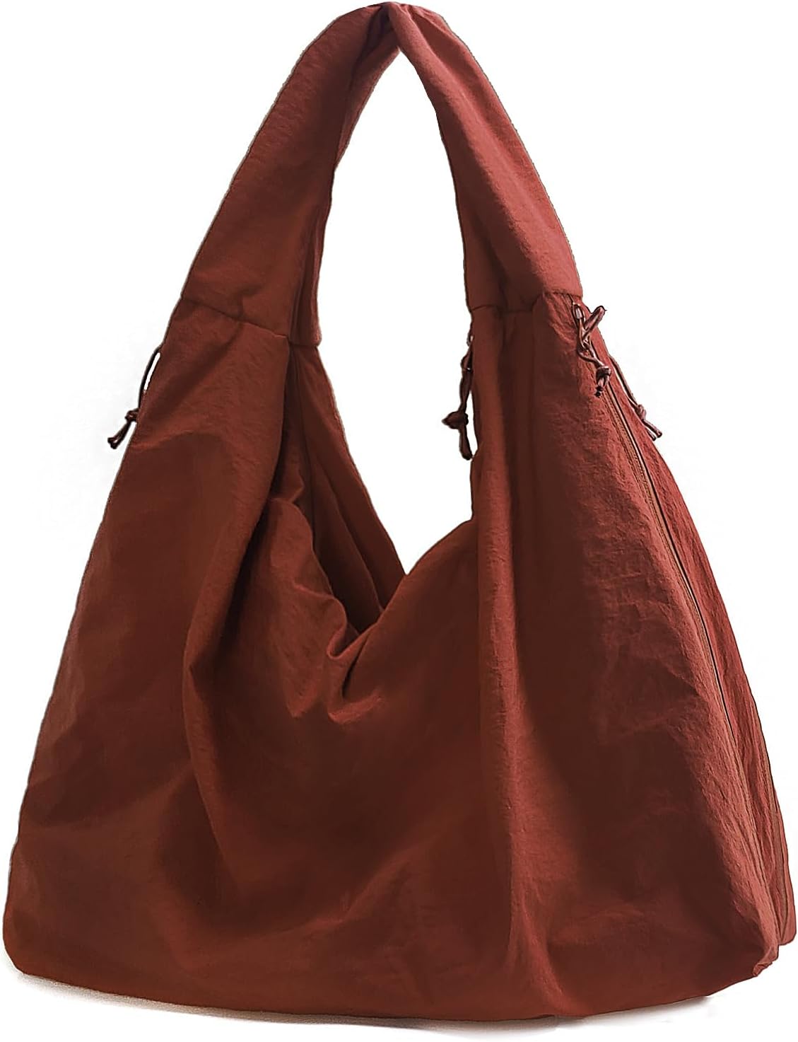 Large Nylon Hobo Bag Women Crescent Shoulder Bag Vintage Tote Bag Casual Shopper Handbag