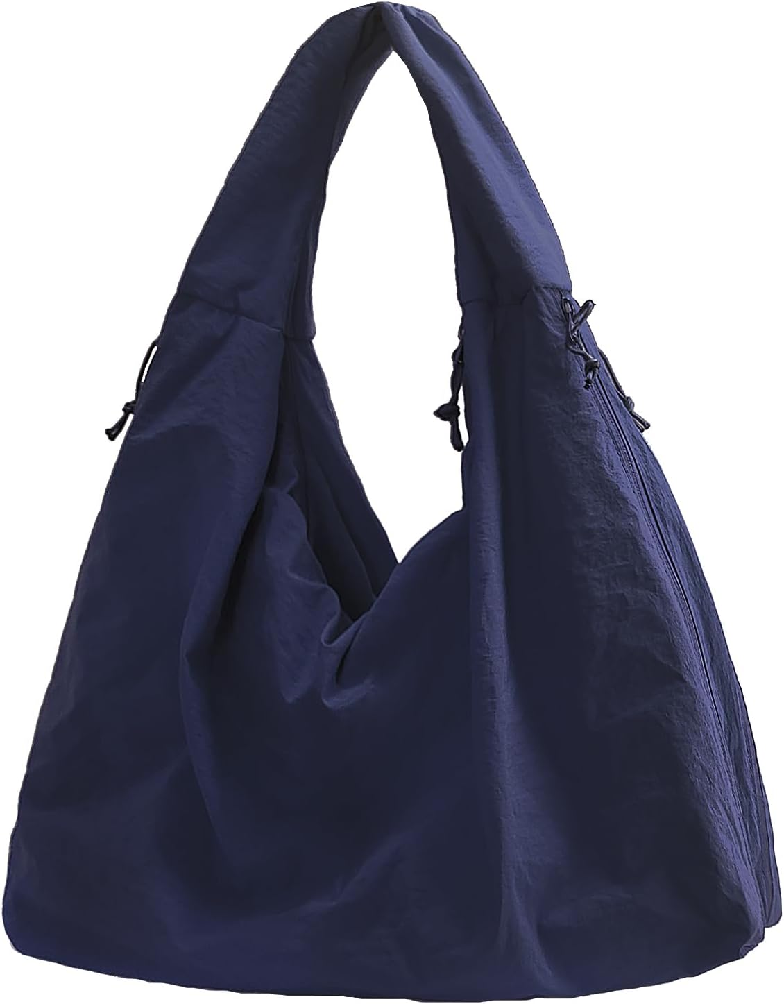 Large Nylon Hobo Bag Women Crescent Shoulder Bag Vintage Tote Bag Casual Shopper Handbag