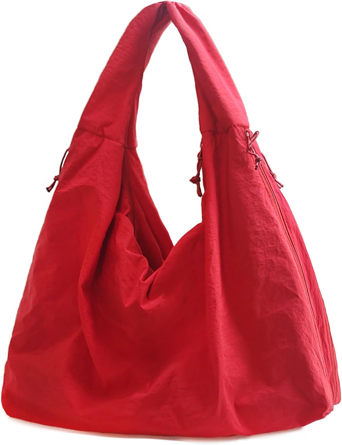 Large Nylon Hobo Bag Women Crescent Shoulder Bag Vintage Tote Bag Casual Shopper Handbag