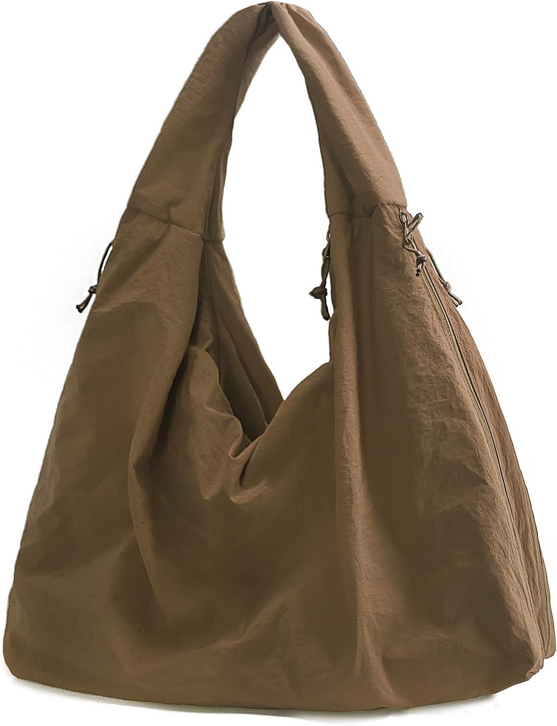 Large Nylon Hobo Bag Women Crescent Shoulder Bag Vintage Tote Bag Casual Shopper Handbag
