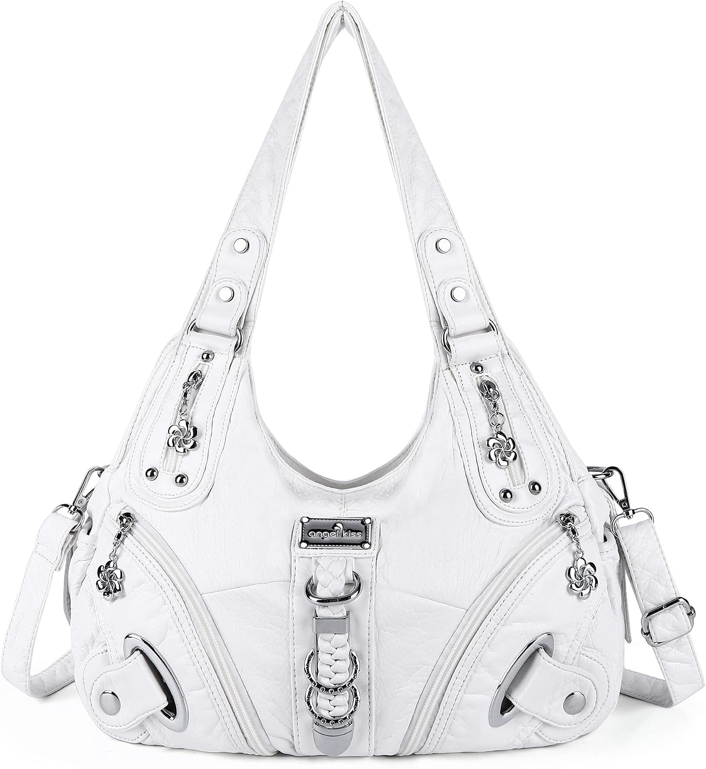 Hobo Purses and Handbags for Women - Large Daily Shoulder Bag and Satchel with Multiple Pockets