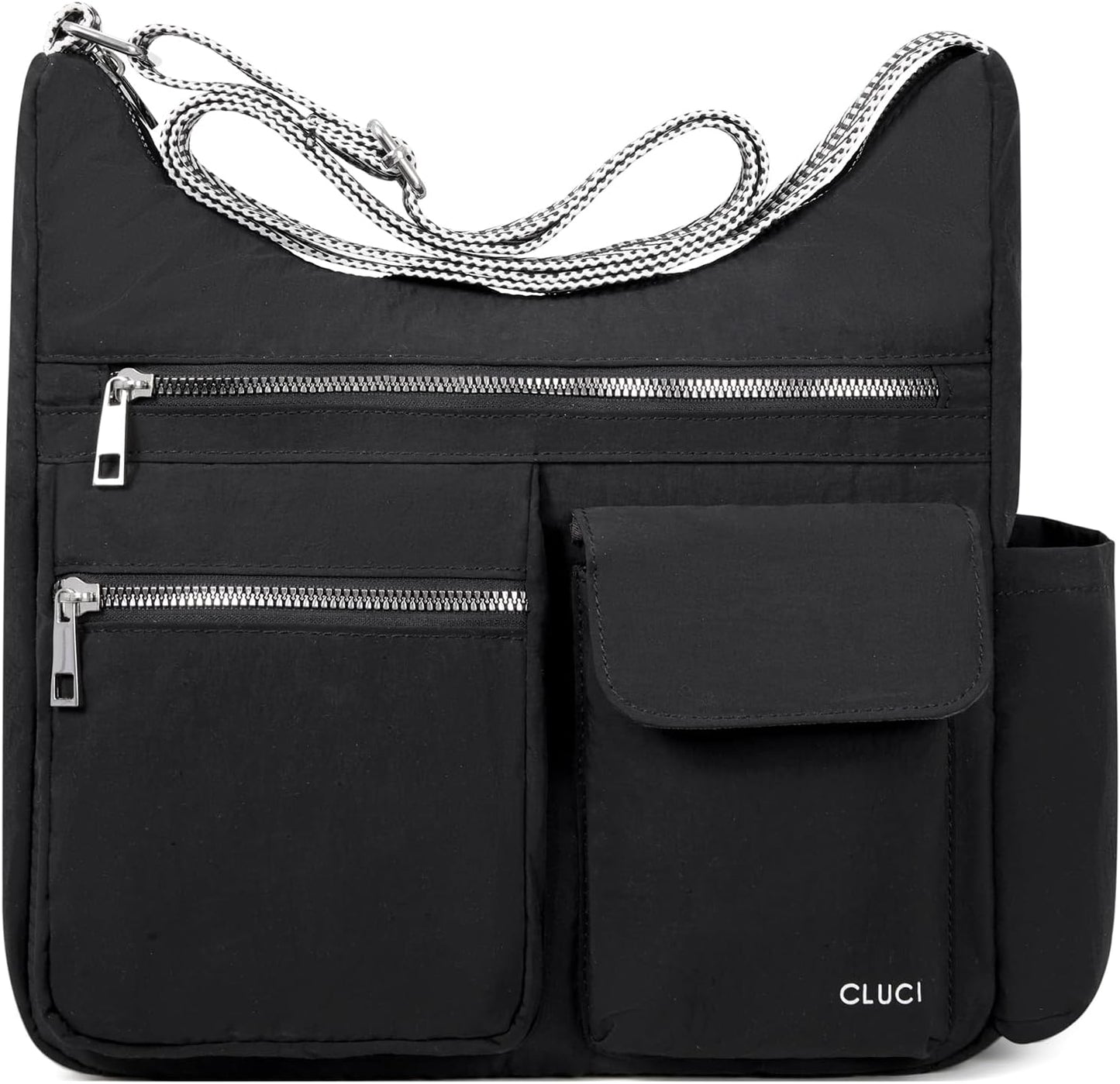 Anti-Theft Crossbody Bags for Women Travel, Water-Resistant Nylon Shoulder Handbags