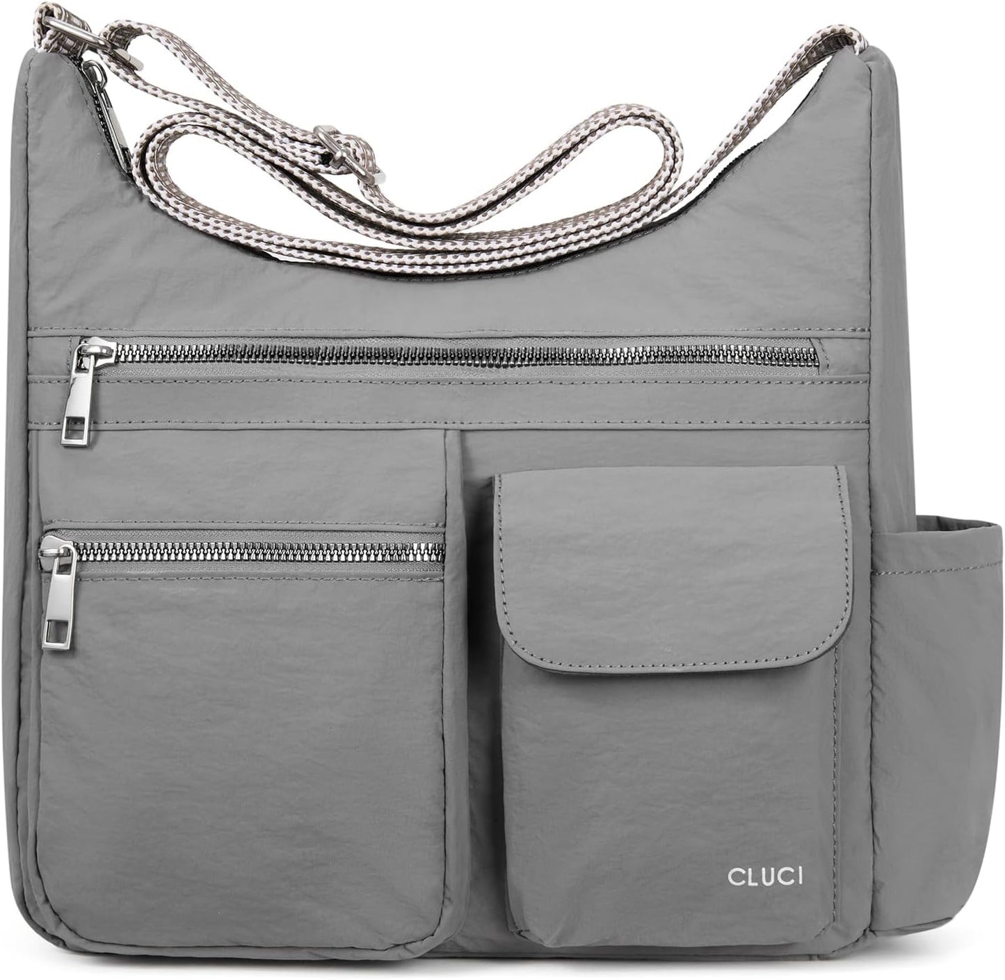 Anti-Theft Crossbody Bags for Women Travel, Water-Resistant Nylon Shoulder Handbags
