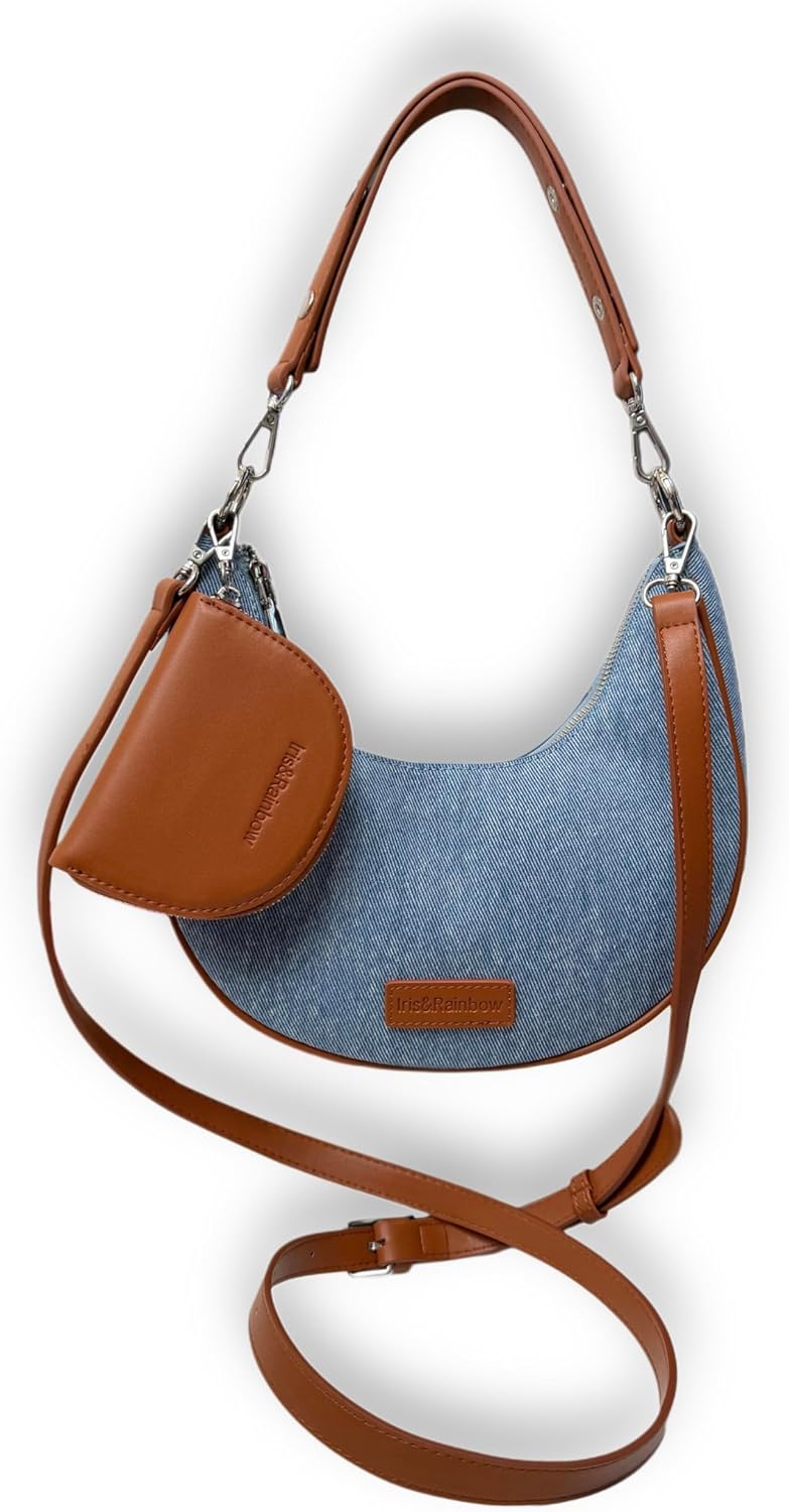 Premium Shoulder Bag with Dual Adjustable Straps and Coin Purse - Model 2910
