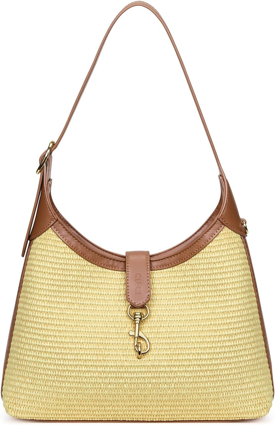 Womens Purses and Handbags, Soft Vegan Leather Hobo Bags with Adjustable Strap, Lightweight Slouchy Shoulder Bag