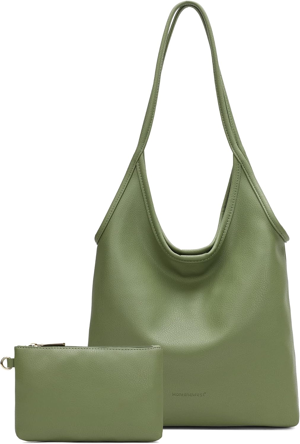 Slouchy Hobo Bag with Wallet — Soft vegan leather, roomy everyday carry, and effortless style for work, travel, campus days, and daily wear.