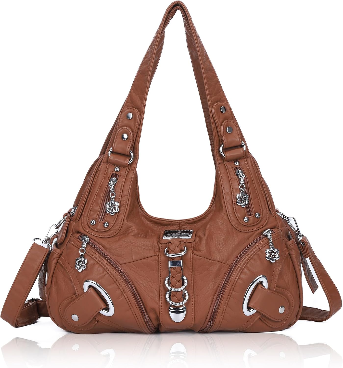 Hobo Purses and Handbags for Women - Large Daily Shoulder Bag and Satchel with Multiple Pockets