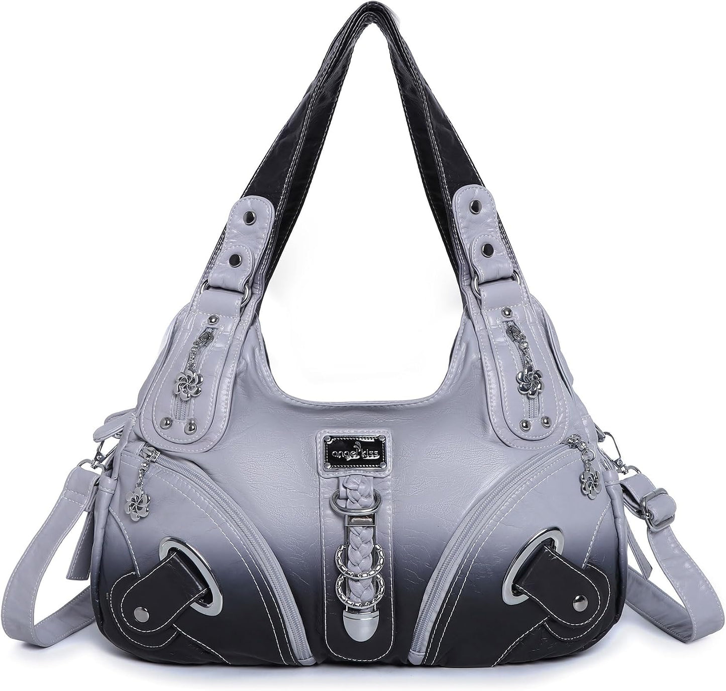 Hobo Purses and Handbags for Women - Large Daily Shoulder Bag and Satchel with Multiple Pockets