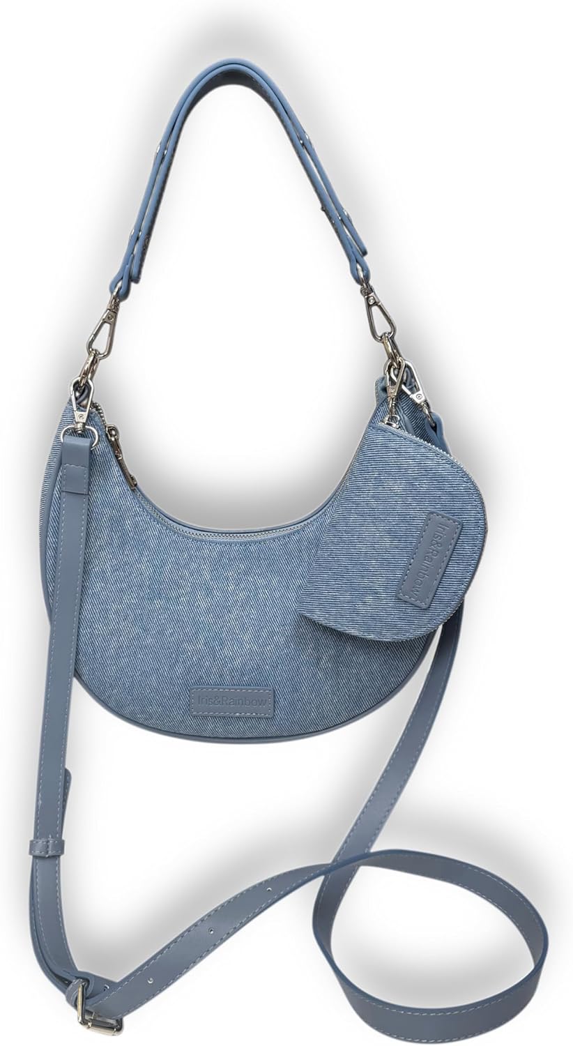 Premium Shoulder Bag with Dual Adjustable Straps and Coin Purse - Model 2910