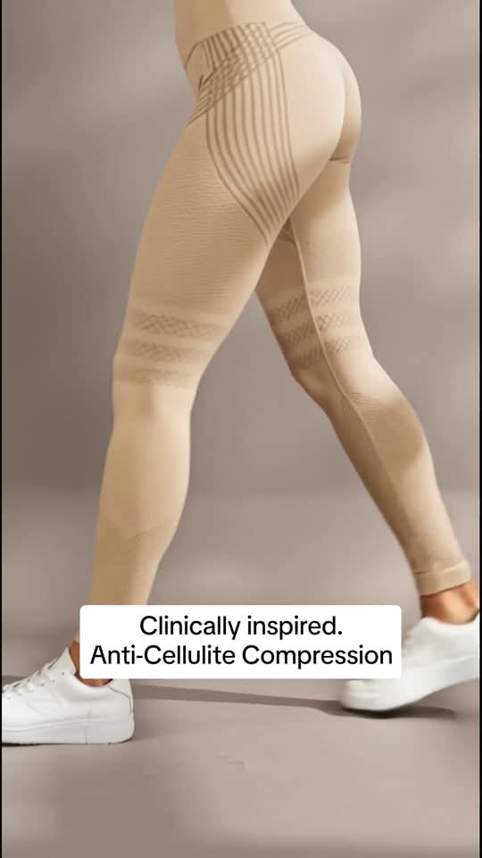 3D Anti-Cellulite Sculpting Leggings 2.0 - High Waist Compression Yoga Pants