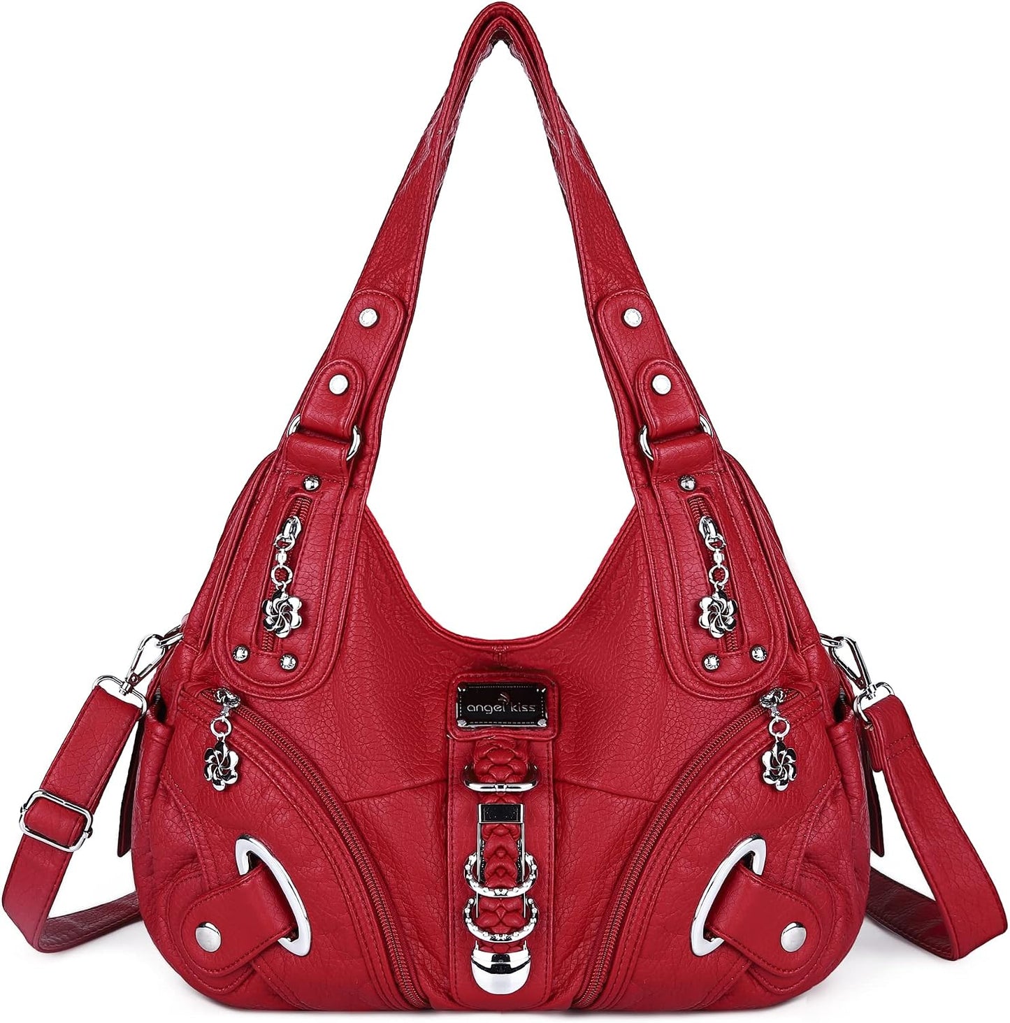 Hobo Purses and Handbags for Women - Large Daily Shoulder Bag and Satchel with Multiple Pockets