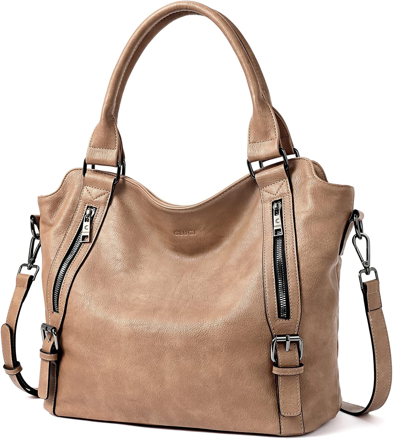 Large Hobo Bags for Women, Water Repellent Tote Handbags with Multiple Pockets and Adjustable Strap