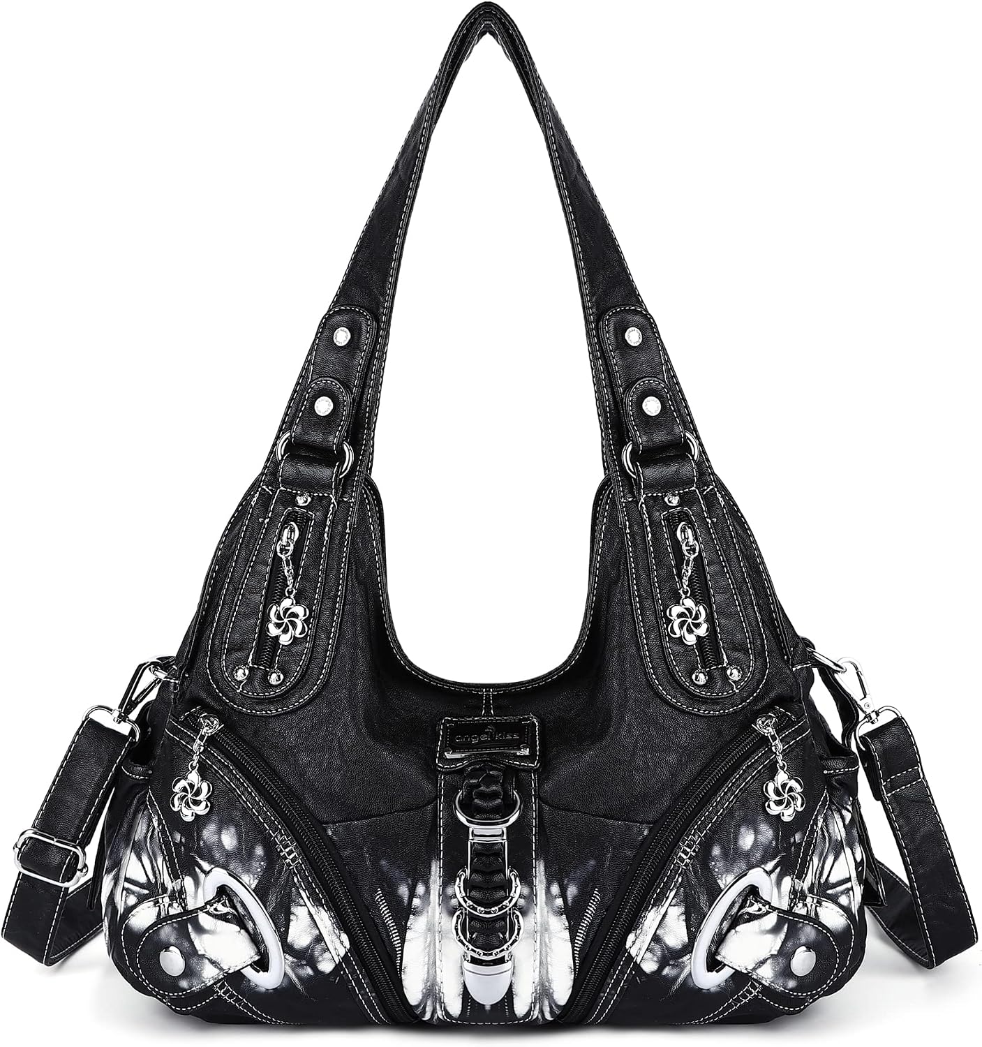 Hobo Purses and Handbags for Women - Large Daily Shoulder Bag and Satchel with Multiple Pockets