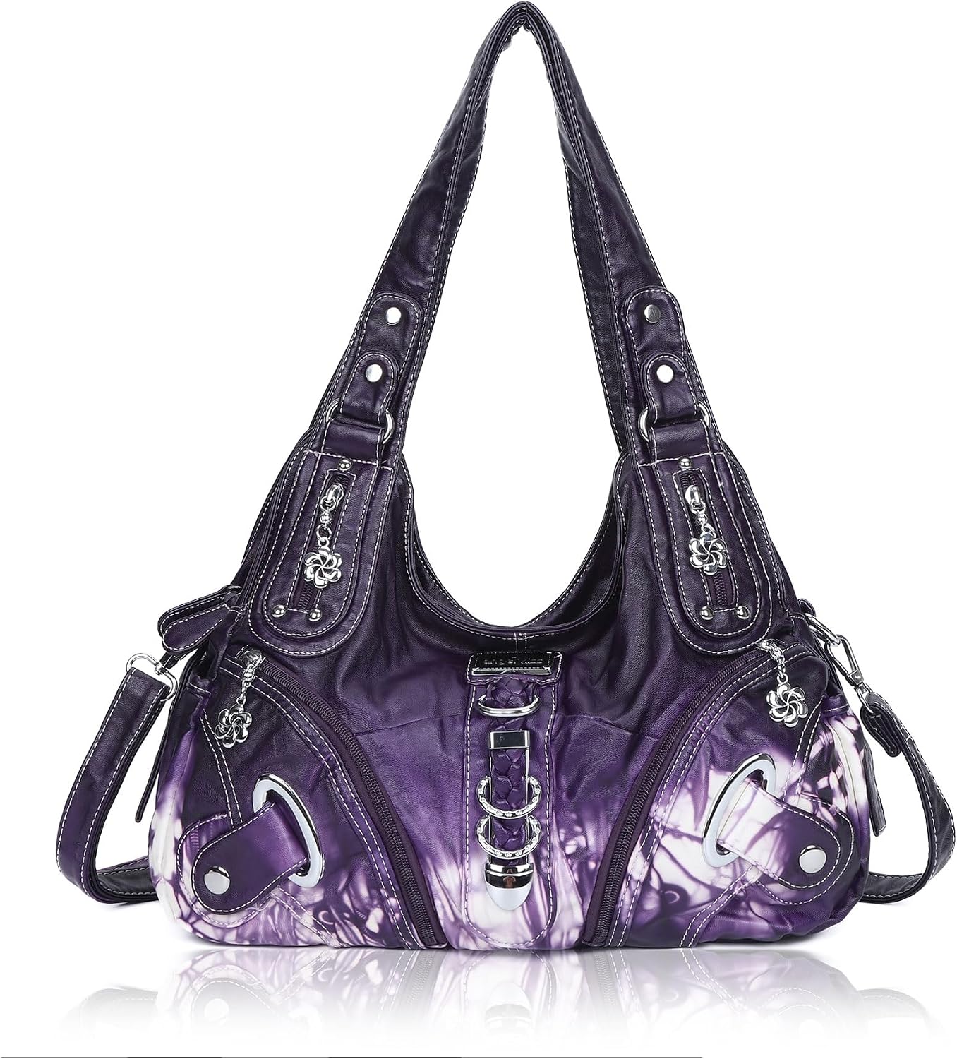 Hobo Purses and Handbags for Women - Large Daily Shoulder Bag and Satchel with Multiple Pockets