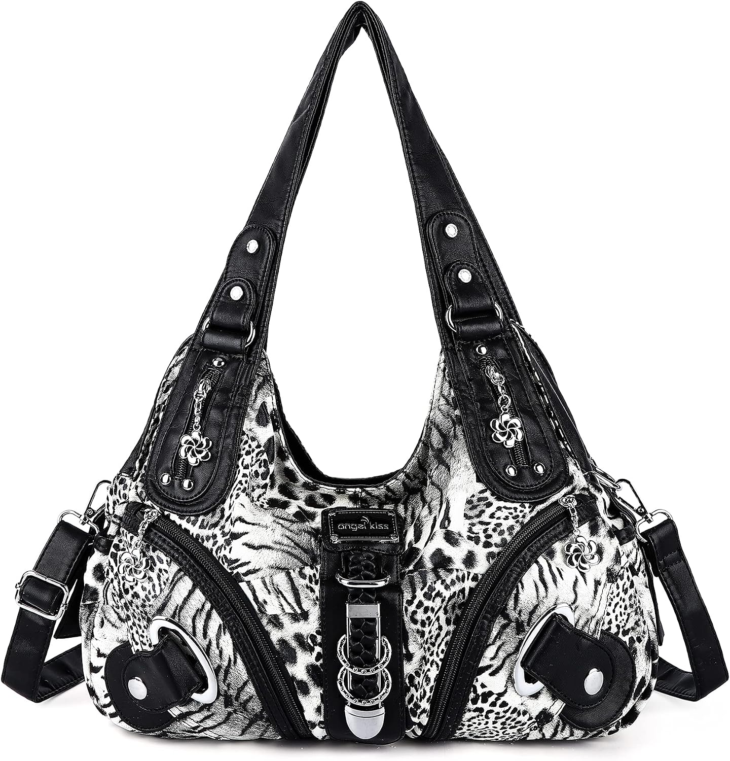Hobo Purses and Handbags for Women - Large Daily Shoulder Bag and Satchel with Multiple Pockets