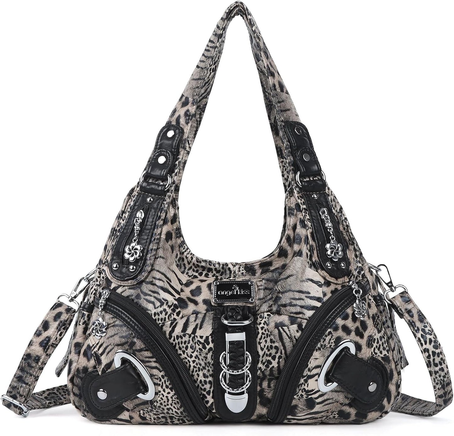 Hobo Purses and Handbags for Women - Large Daily Shoulder Bag and Satchel with Multiple Pockets