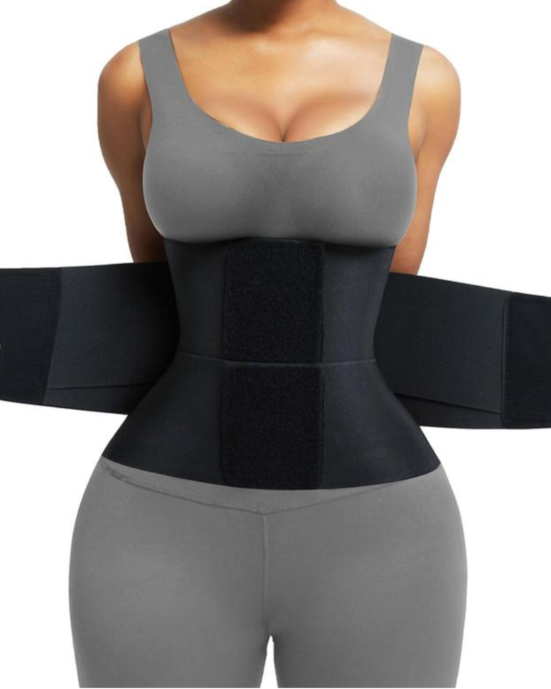 Triple Wrap Waist Cincher - High Resilience Sweat Belt for Tummy Control