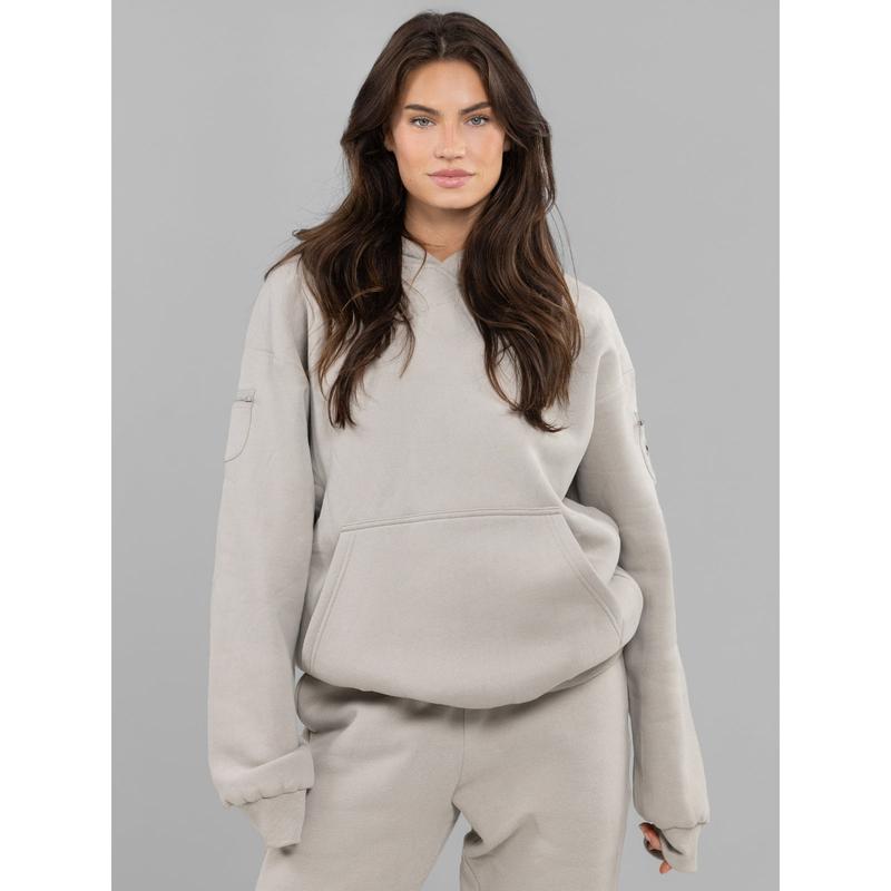 Travel Essentials Hoodie with 5 Secure Zipper Pockets - Premium Cotton Blend