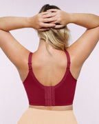 Smooth back design offering a comfortable and secure fit