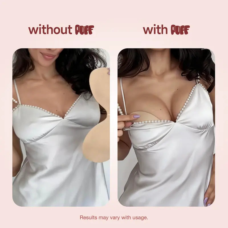 Viral No.1 Push-up Sticky Bra - Waterproof & Sweat-proof Invisible Reusable Silicone Adhesive Bra