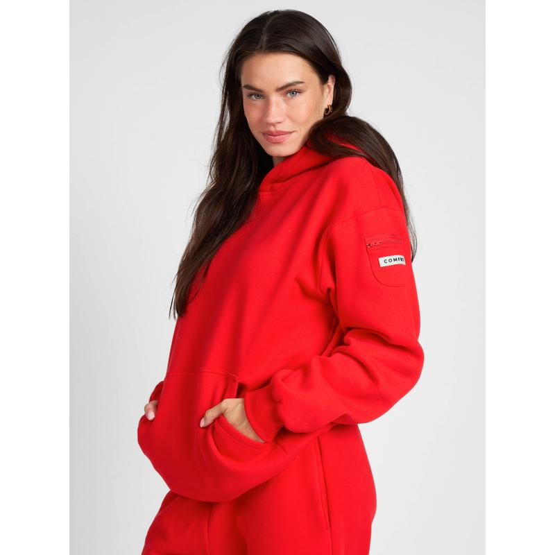 Travel Essentials Hoodie with 5 Secure Zipper Pockets - Premium Cotton Blend
