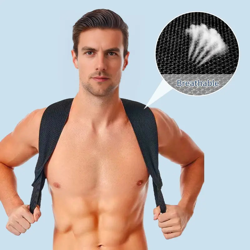 Heavy Shoulder Straps for Bench Press and Chest Training, Open Shoulder Assist Straps