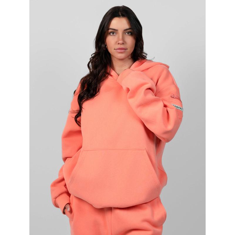 Travel Essentials Hoodie with 5 Secure Zipper Pockets - Premium Cotton Blend