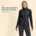 AFZ FeatherLight 800 black jacket — real duck down, 800 fill power