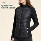 AFZ FeatherLight 800 — quilted core and smooth sleeves