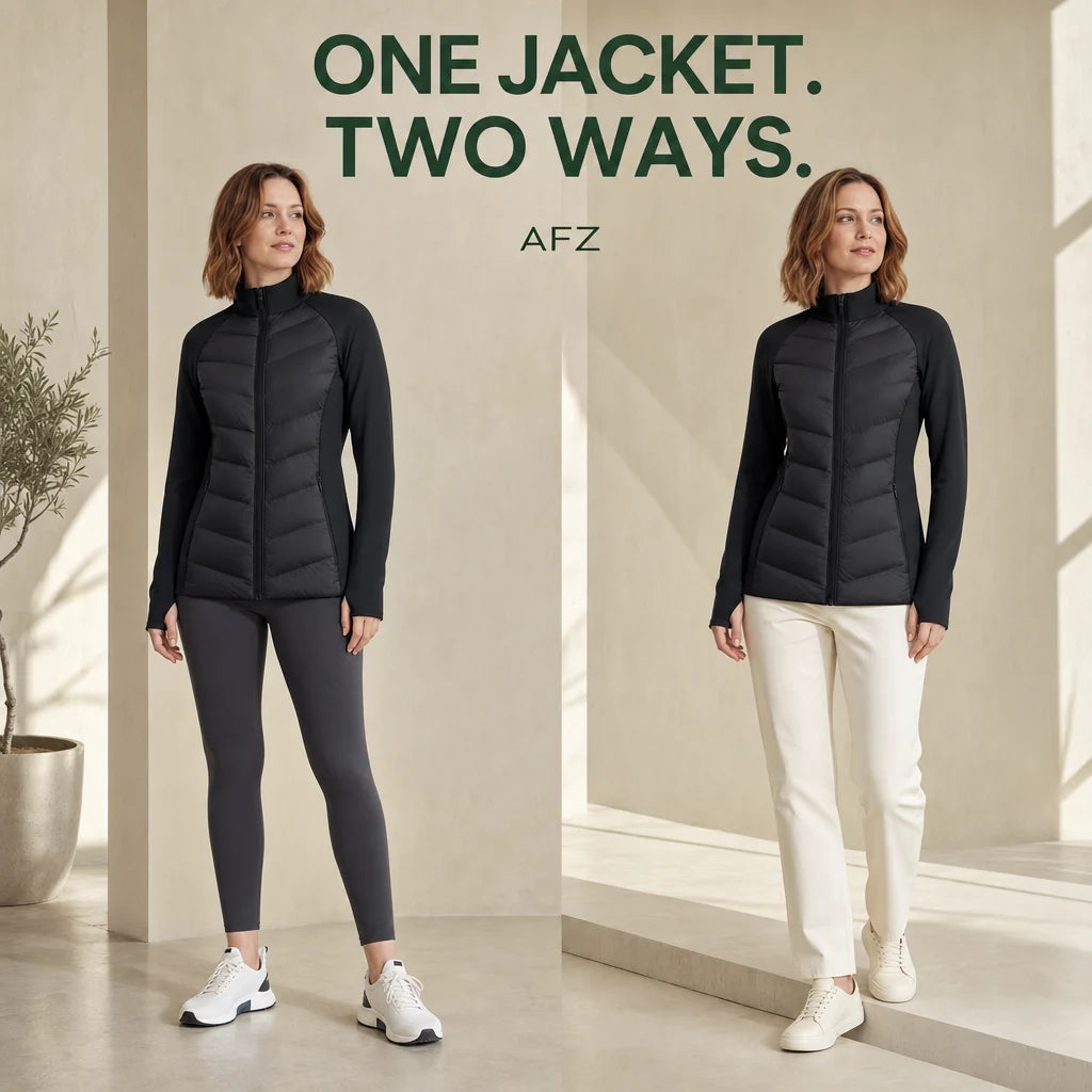 AFZ FeatherLight 800 — active and everyday outfit styling
