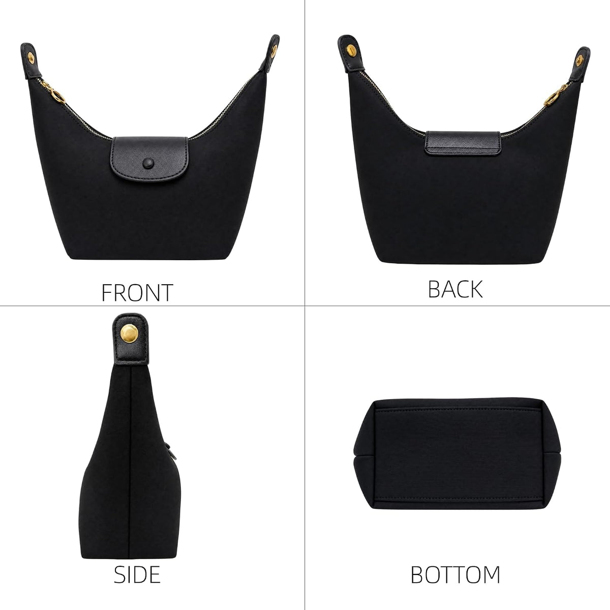Small Crossbody Bag for Women, Frosted PU Leather Shoulder Purse Mini Hobo Handbag with 2 Removable Straps