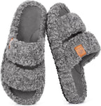 EverFoams women's open-toe slippers in Cool Gray — Amazon gallery image 1 of 6