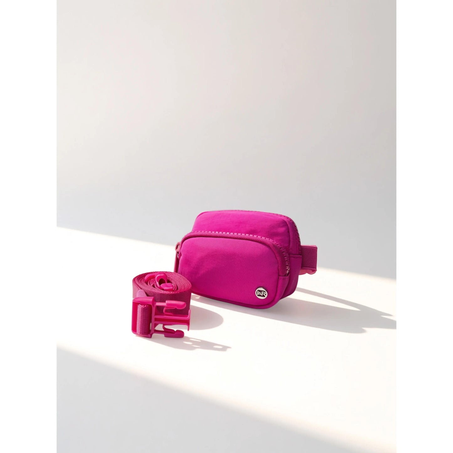 Compact Mini Crossbody Bag - Lightweight Nylon Small Essentials Pouch