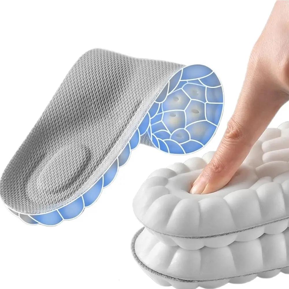 4D Shoe Cloud Insoles for Men and Women, Soft Memory Foam Orthotic Inserts for Sports