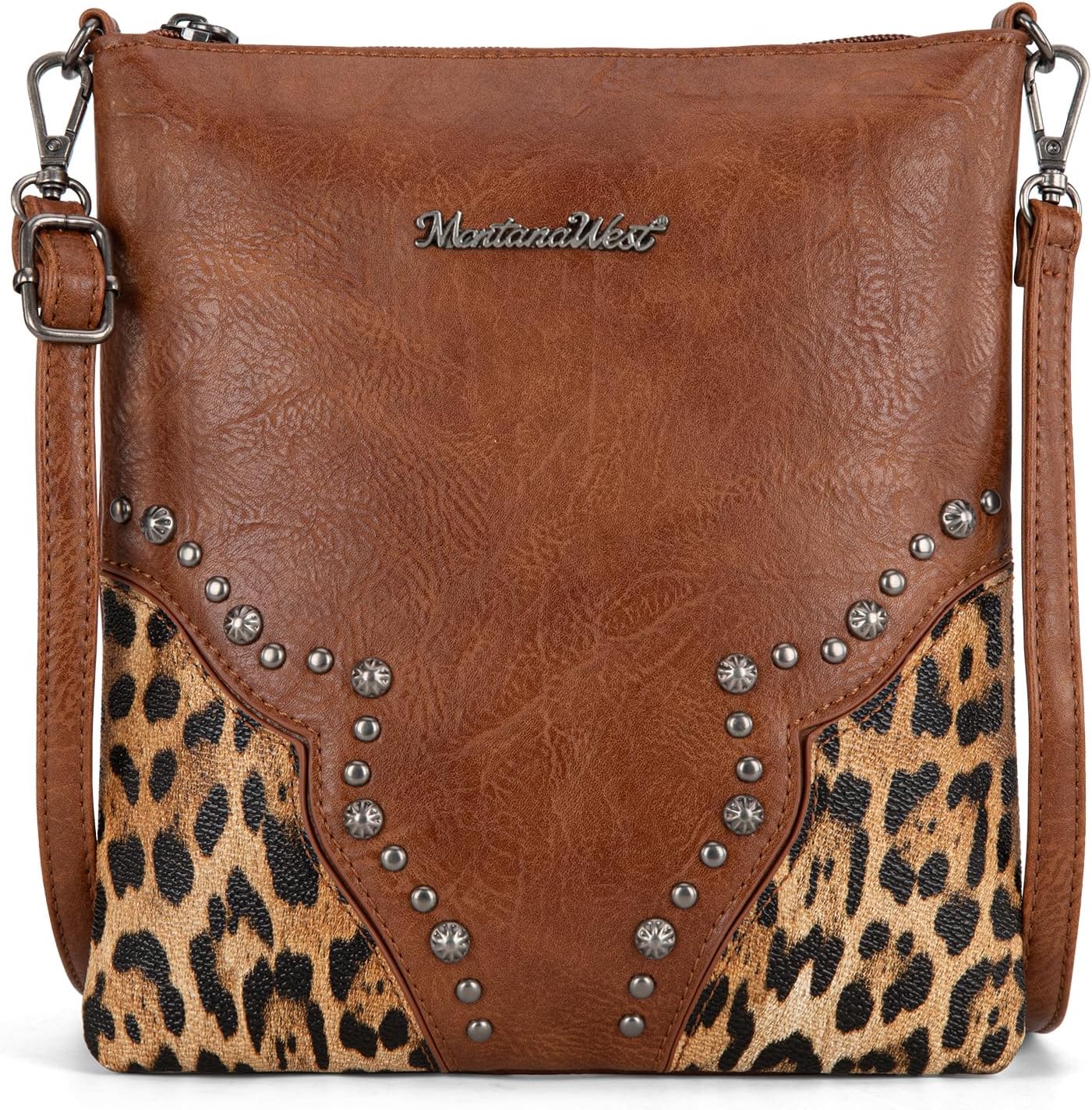 3Pcs Leopard Print Tote Bag Set for Women - Stylish Satchel Handbags with Concealed Carry Pocket