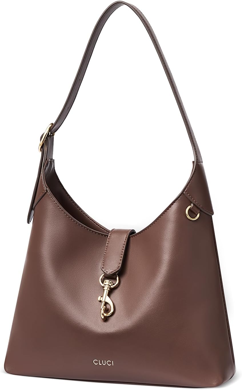Womens Purses and Handbags, Soft Vegan Leather Hobo Bags with Adjustable Strap, Lightweight Slouchy Shoulder Bag