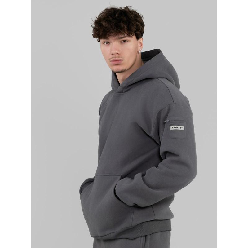 Travel Essentials Hoodie with 5 Secure Zipper Pockets - Premium Cotton Blend