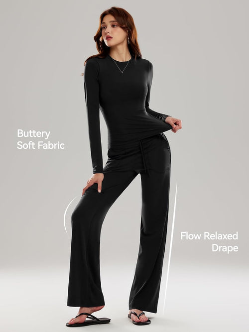 AFZ The Cloud Set — Matching Lounge Set: Short or Long Sleeve