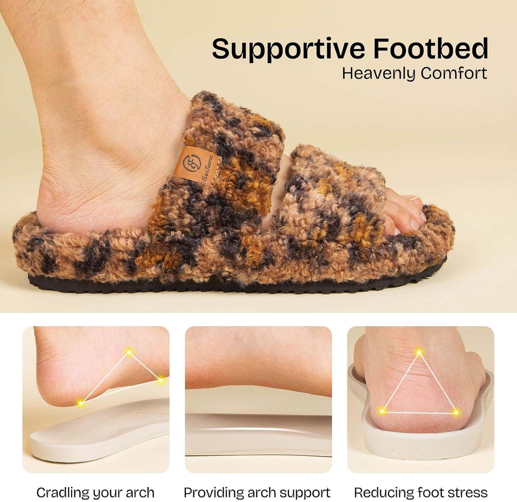EverFoams women's open-toe slippers in Diva Spots — Amazon gallery image 5 of 6